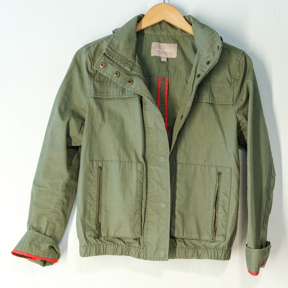 Banana Republic Hooded Utility Jacket | Size S